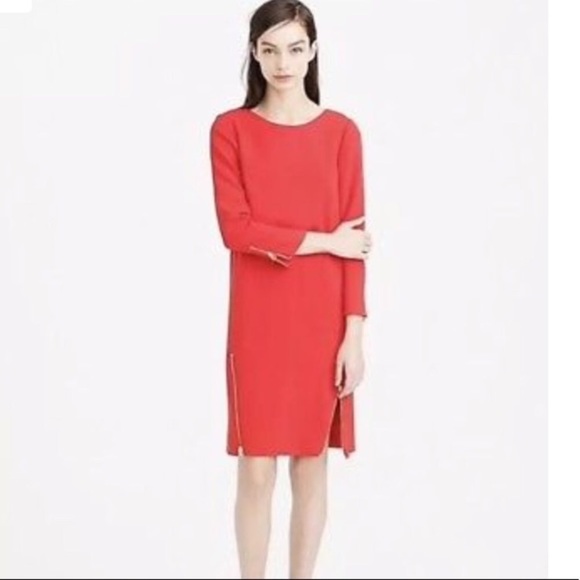 J. Crew Dresses & Skirts - J.Crew Red Dress Size 8